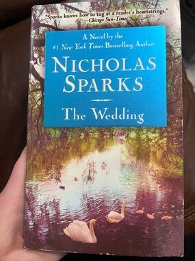Nicholas Sparks "The Wedding" Paperback Novel - Blue Cover